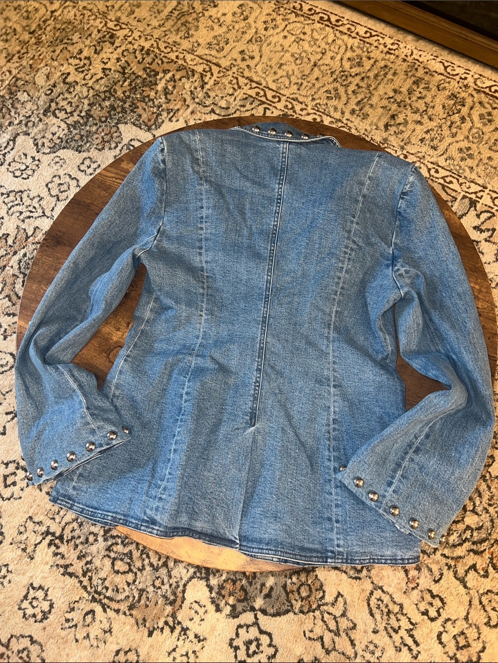 Cinq a Sept Milly Studded Denim Blazer - Picture 7 of 12
